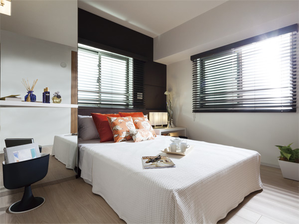 Living.  [bedroom] Some of the house, There is off to unwind the mind. In cozy space that has been refined in quality, Forget the busy everyday, Guests can indulge in a slowly ni Kaeru time to yourself. (Model Room J-type ・ Menu plan ・ Some paid ・ Application deadline Yes)