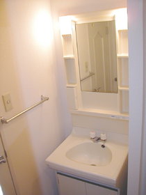 Washroom. Independent wash basin. 