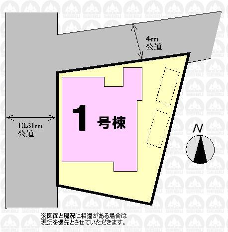 Compartment figure. 34,800,000 yen, 4LDK, Land area 118.07 sq m , Building area 94.4 sq m