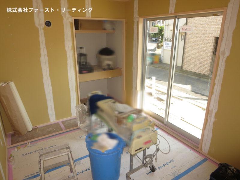 Non-living room. During woodwork (December 6, 2013) Shooting