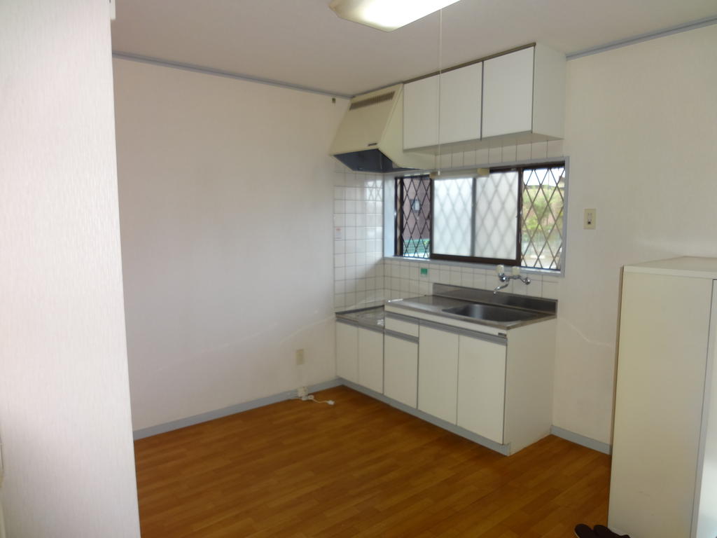 Kitchen. With window Bright is