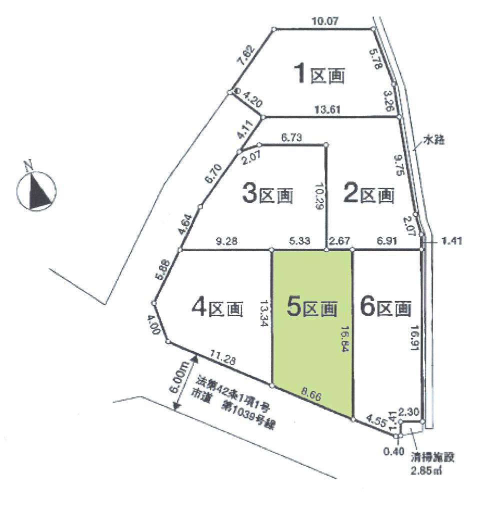 Compartment figure. Land price 23.8 million yen, Land area 120.1 sq m
