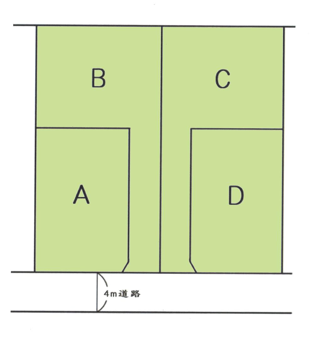 Compartment figure. Land price 16.8 million yen, Land area 122.17 sq m