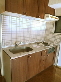 Kitchen. Two-burner stove with system Kitchen