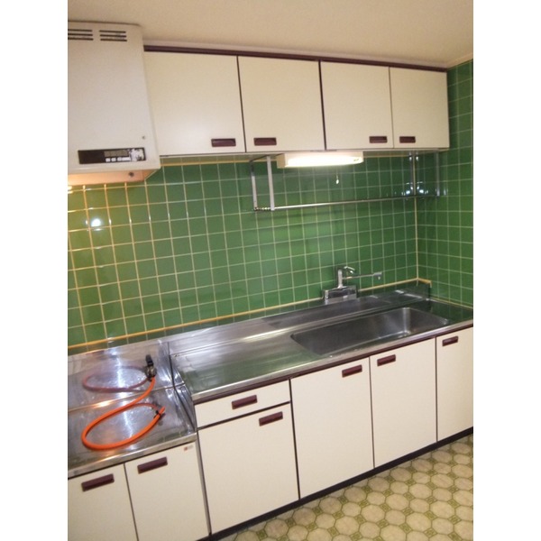 Kitchen. One wall of the large kitchen