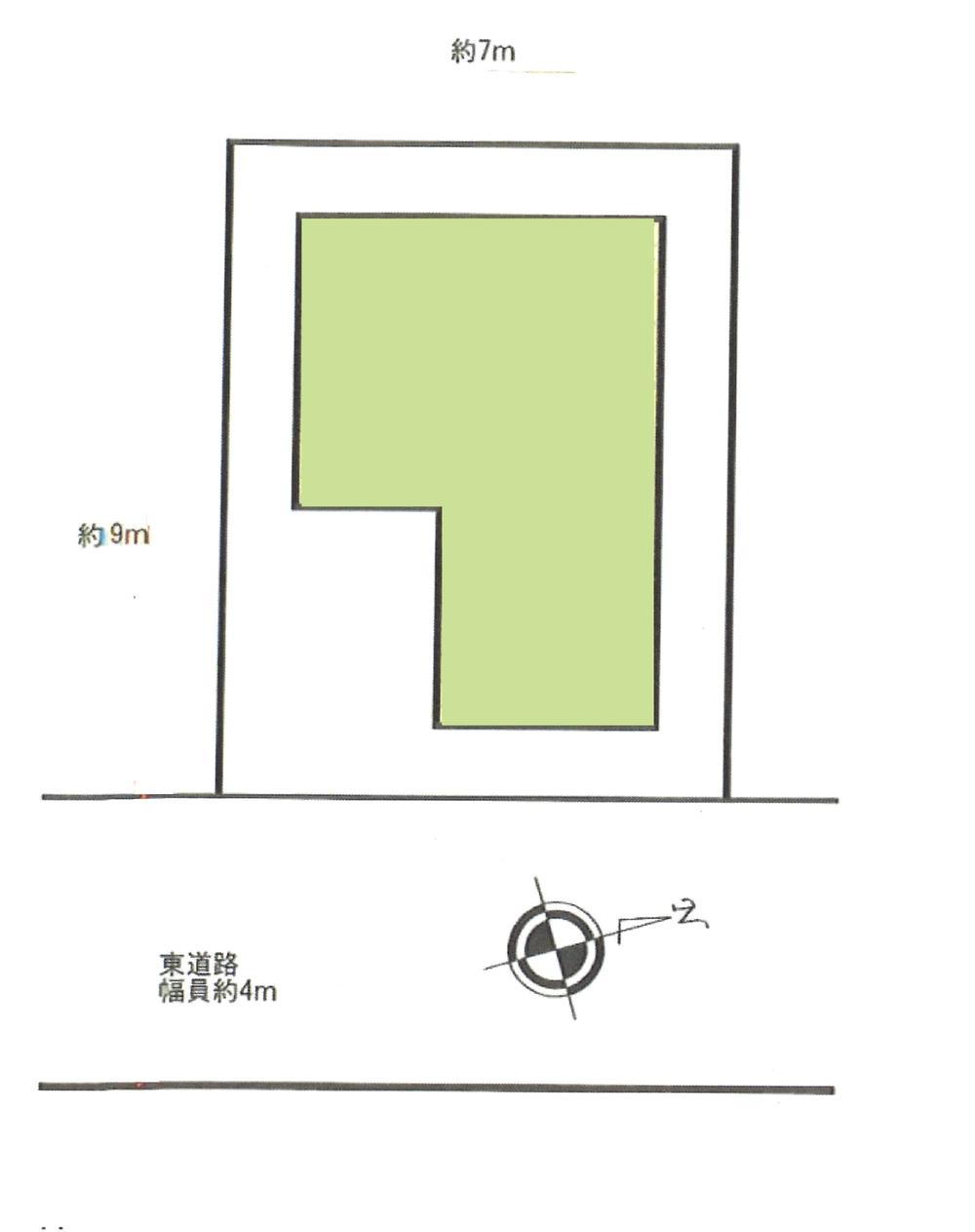 Compartment figure. Land price 5.3 million yen, Land area 63 sq m compartment view
