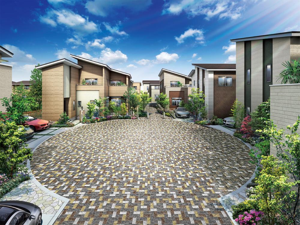 Rendering (appearance). Rendering. Circle of residents was to create a space of room to spread around a symbol tree. Circle-shaped road called the cul-de-sac is the car change direction easily other, There is a charm that can also currency transportation of suppression. 