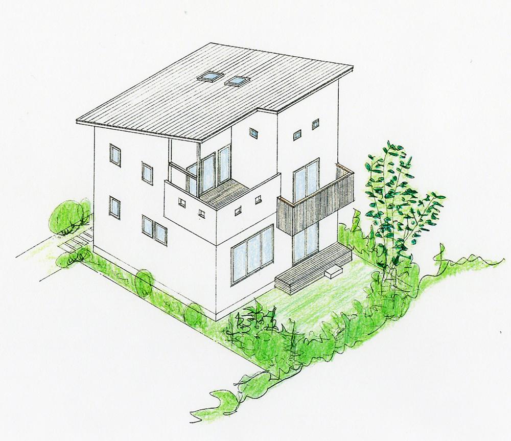 Building plan example (Perth ・ appearance). Building plan example ( No. 3 locations)