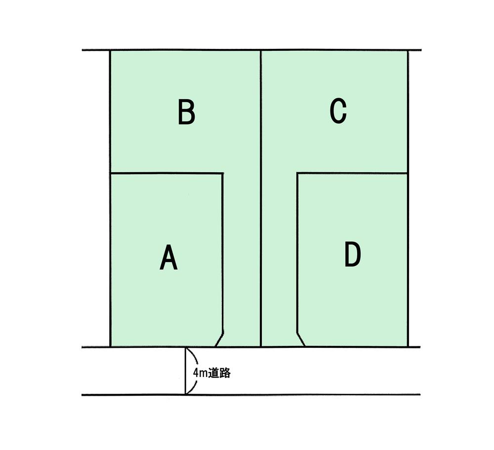 Compartment figure. Land price 16.8 million yen, Land area 122.17 sq m