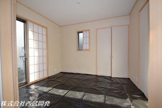 Non-living room. Indoor (12 May 2013) Shooting [Building 2 ・ 1F Japanese-style room] Tatami will have multiplied by the cover so as not to sunburn. 