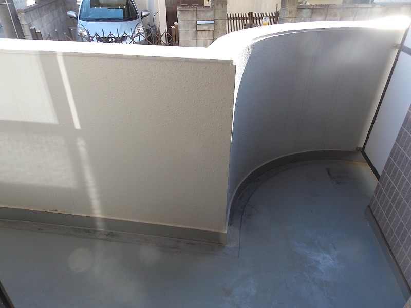 Balcony. Balcony is wide.