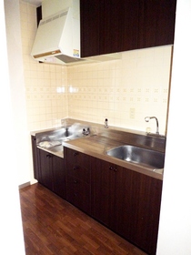 Kitchen. You can put two-burner gas stove