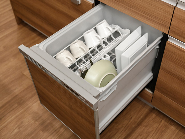 Kitchen.  [Standard equipped with a dishwasher] Dishwasher is, Very water-saving good. Compared to hand washing with running water, About 1 / Clean I'll wash with 7 the amount of water.