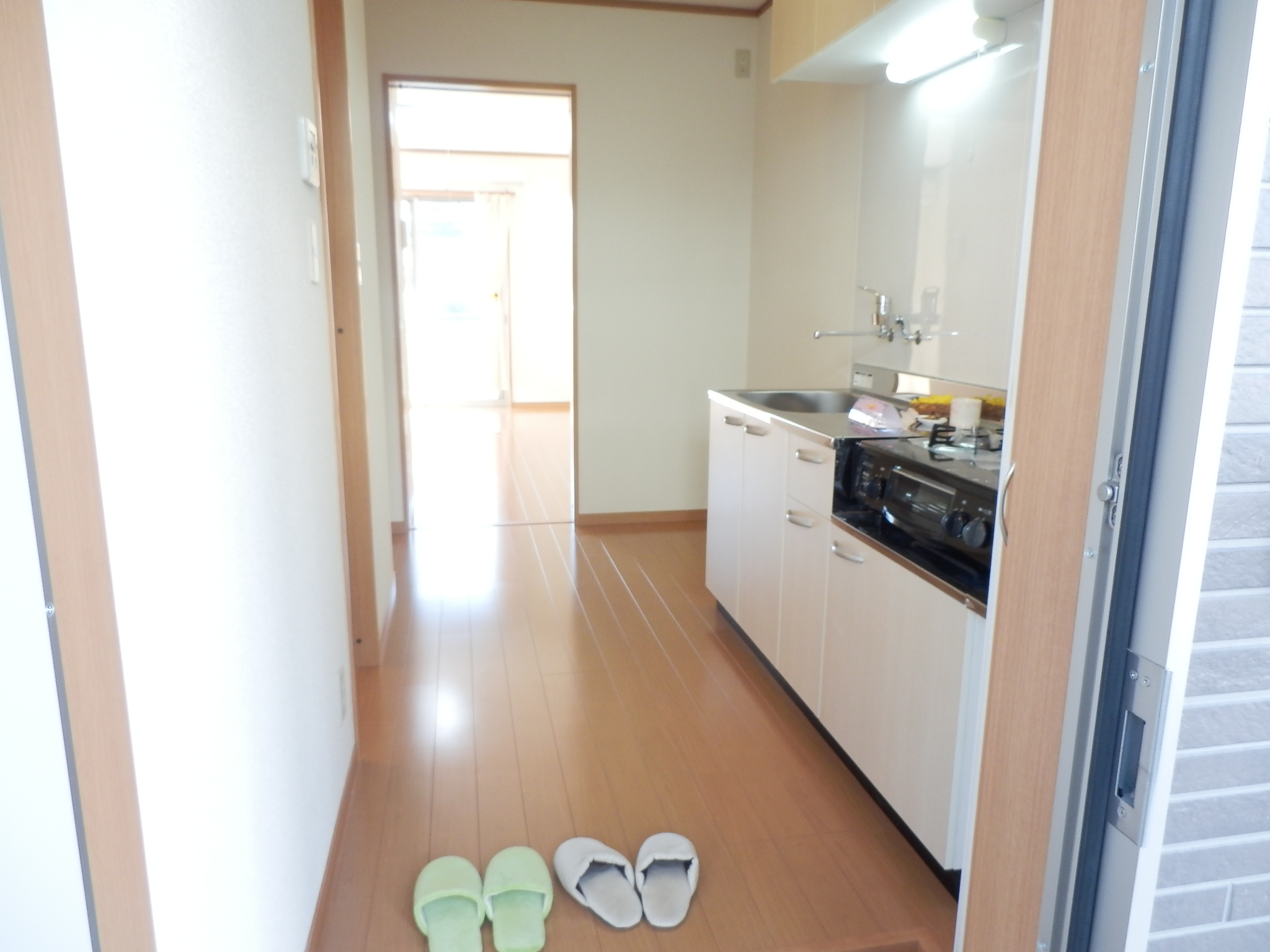 Entrance. There are shoes BOX. 