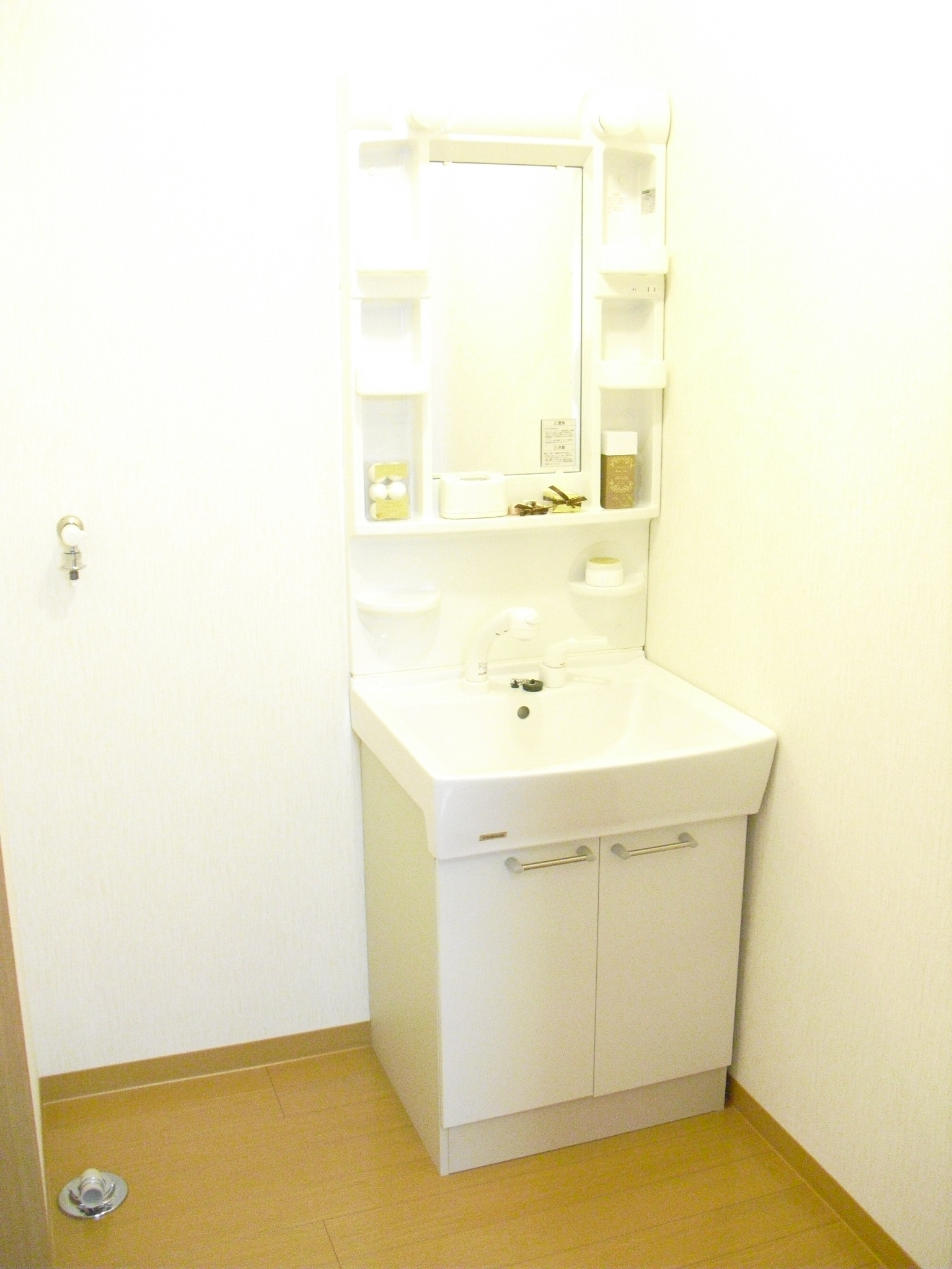 Washroom. Shampoo is Dresser. 