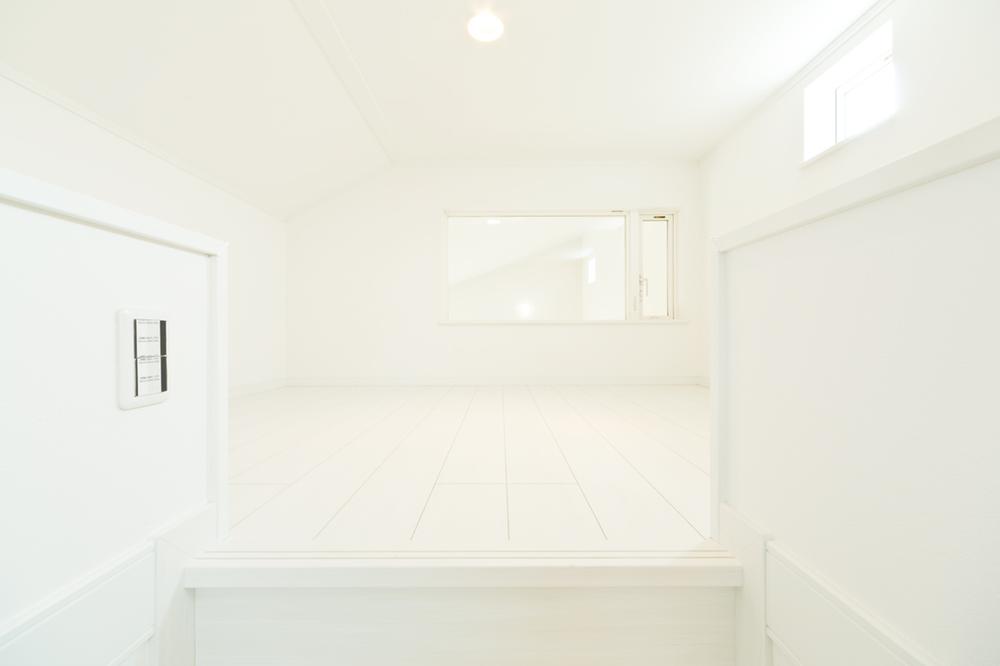 Model house photo. Attic storage