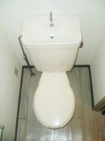 Toilet. Happy bus toilet Separate