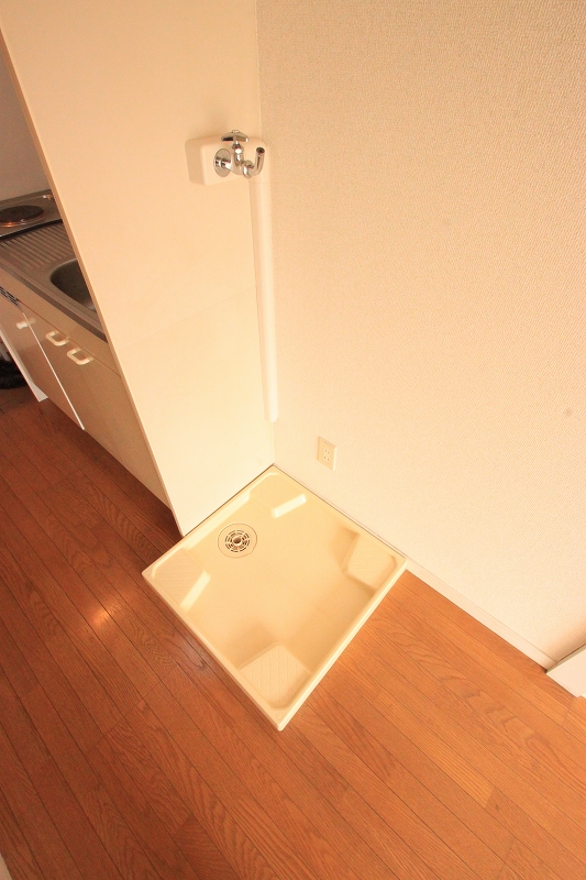 Other room space. Washing machine in the room