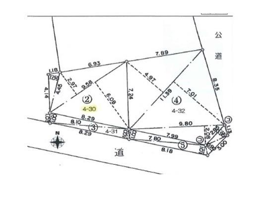Compartment figure. Land price 6.8 million yen, Land area 45.77 sq m compartment view