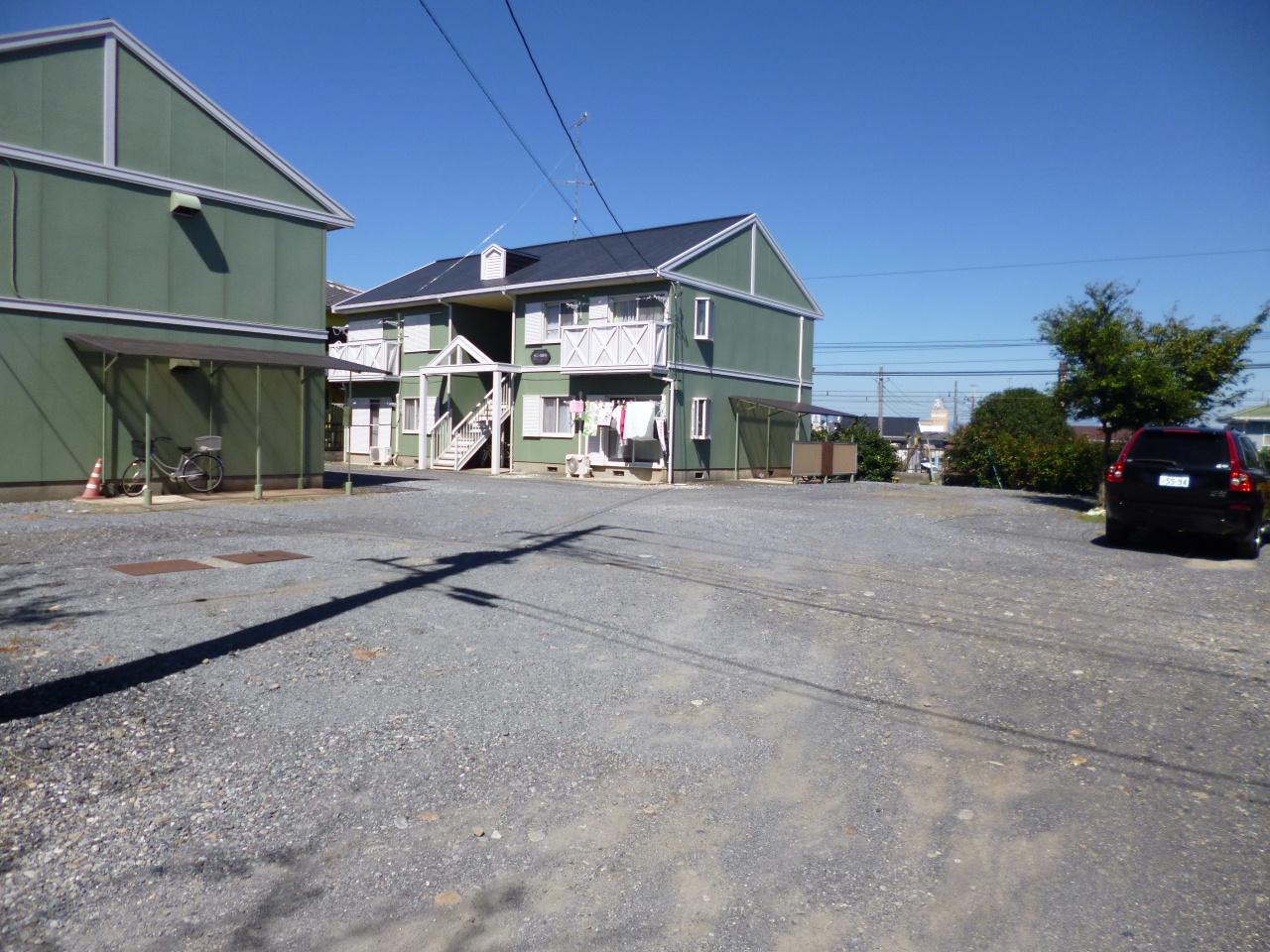 Parking lot. Parking is included two