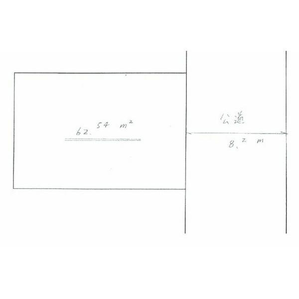 Compartment figure. Land price 5 million yen, Land area 62.54 sq m