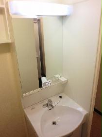 Washroom. Independent wash basin