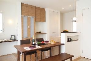 Kitchen. No. 13 place dining kitchen. The room is with dining furniture that has been coordinated in. 