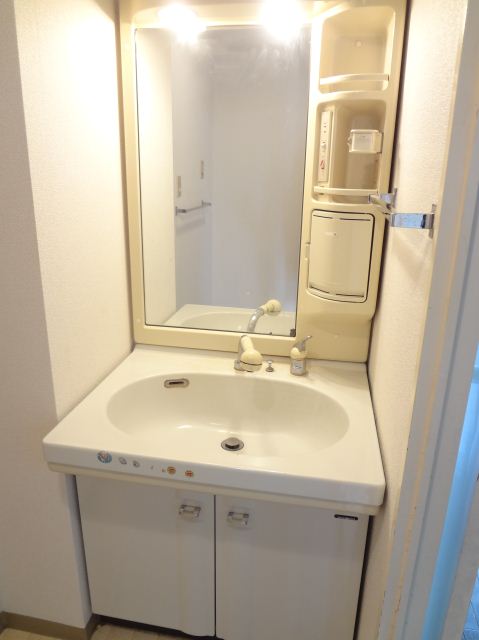 Washroom. Large washbasin