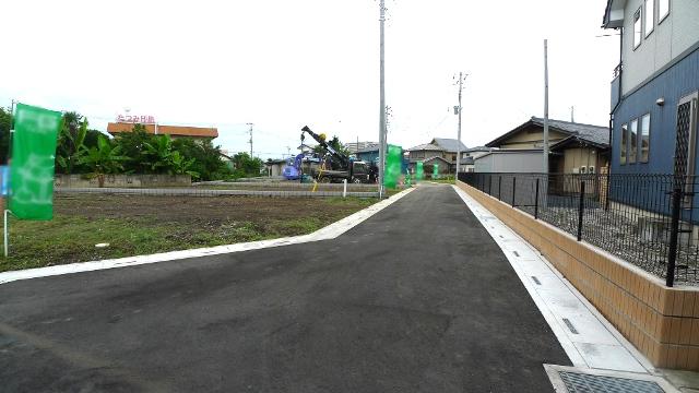 Local photos, including front road. Front road is already paved