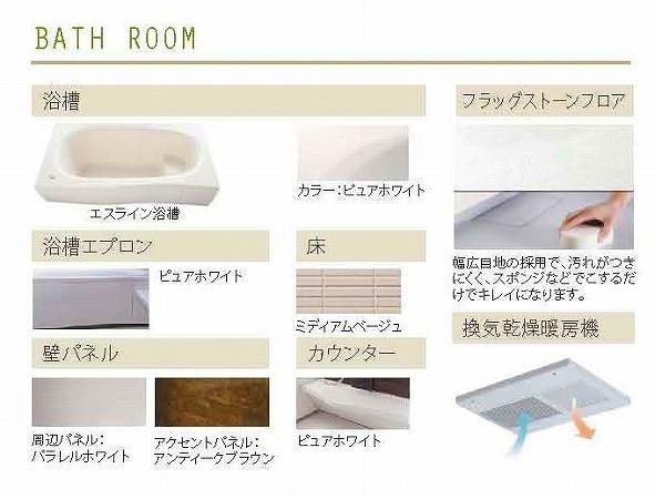 Same specifications photo (bathroom). 1 Building Specifications (with bathroom heating ventilation dryer construction)
