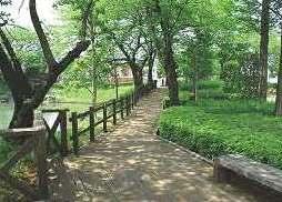 park. 850m until Shimodai pond park