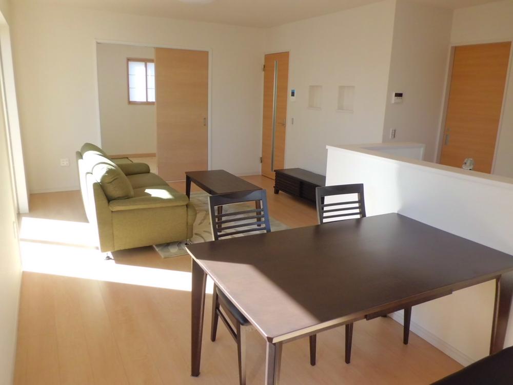 Living.  [Building 3 Living] 3 Building furnished model house (September 2013) Shooting