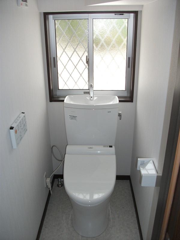 Building plan example (Perth ・ Introspection). The company construction cases ・ toilet