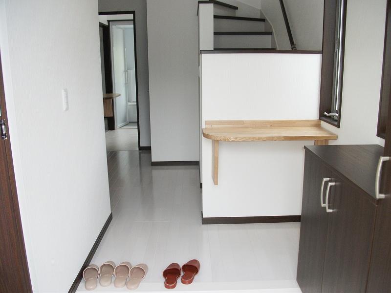 Building plan example (introspection photo). The company construction cases ・ Entrance hall