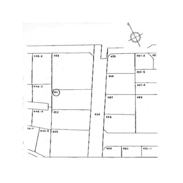 Compartment figure. Land price 25 million yen, Land area 274.51 sq m