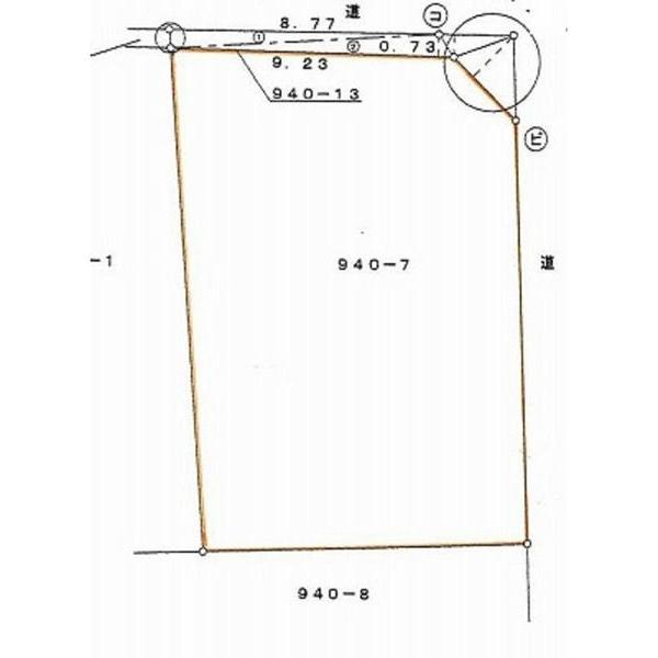 Compartment figure. Land price 4.28 million yen, Land area 174.23 sq m