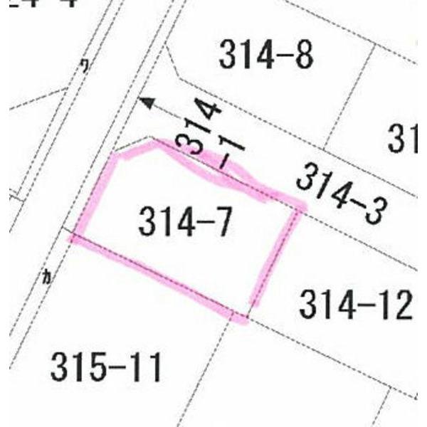 Compartment figure. Land price 4.4 million yen, Land area 102.64 sq m