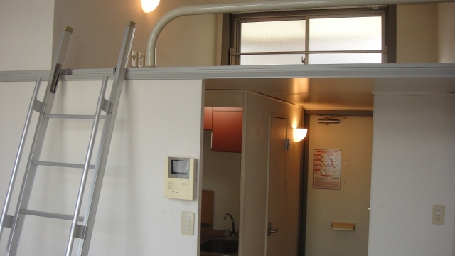 Living and room.  [furniture ・ Consumer electronics equipped] It is with a loft!