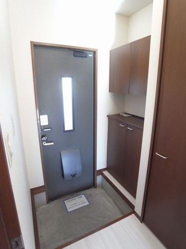 Entrance. There are storage and cupboard!