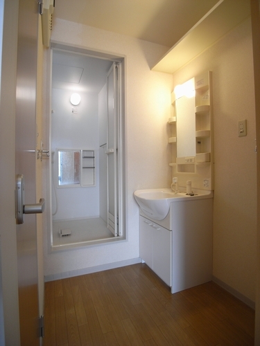 Washroom. Shampoo dresser with