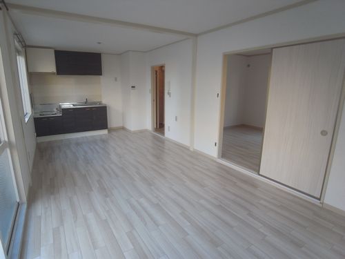 Living and room. floor, It was re-covered cross the room the entire surface