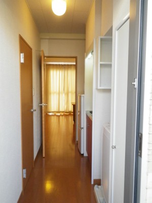 Other room space. Hallway of our easy-to-clean flooring
