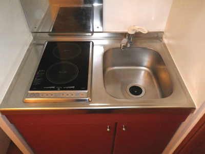Kitchen. A glass top cleaning Rakuchin