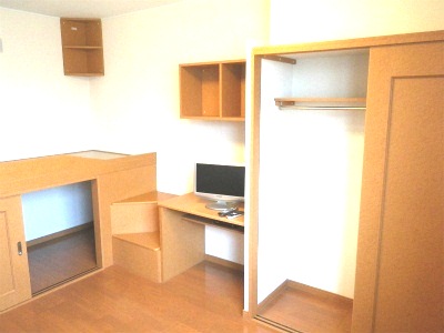 Receipt. A lot of clothes in the closet!