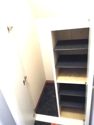 Other Equipment. Shoe storage is also pat!