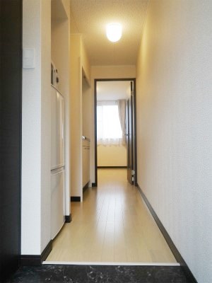 Other room space. Corridor of flooring cleaning Easy