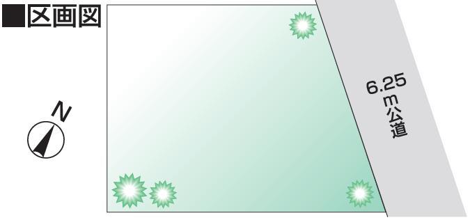 Compartment figure. Land price 12,110,000 yen, Land area 112.51 sq m
