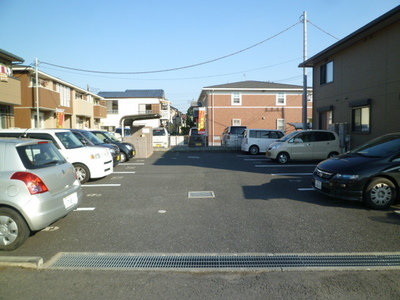 Parking lot. On-site parking