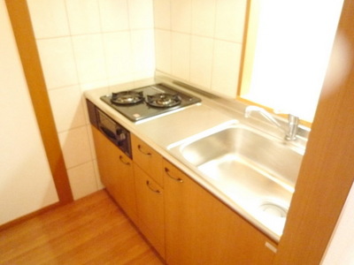 Kitchen. Gas stove 2-neck Installed