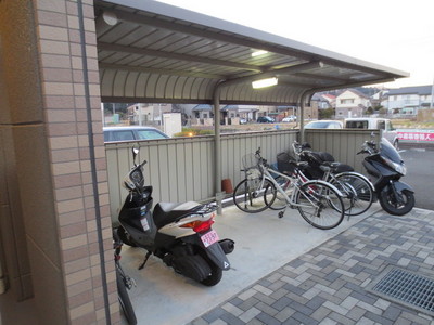 Other common areas. Bicycle parking space